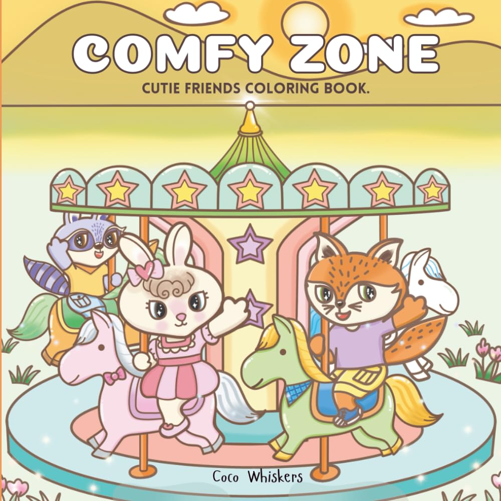 COMFY ZONE: CUTIE FRIENDS COLORING BOOK