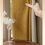 Styles supérieurs sur mesure : plis pincés personnalisés, œillets sur le dessus (diamètre intérieur de 3,8 cm) et passe-tringle. Convient à la plupart des tringles à rideaux, facile à accrocher et à glisser. Transformez vos fenêtres en quelques minutes et profitez instantanément du nouveau look