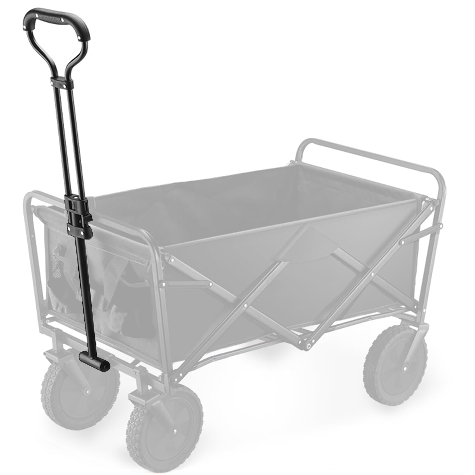 Poignée Télescopique Universelle Pour Chariot - Ajustable 54-79cm - Fer Robuste - Montage Facile