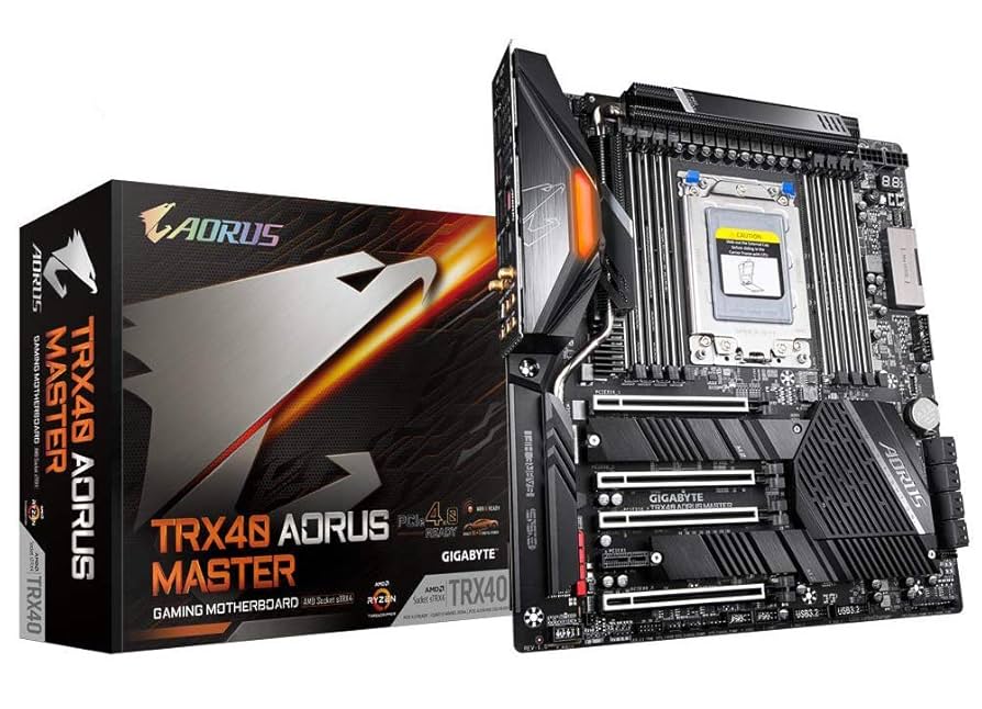 Amazon.com: GIGABYTE TRX40 AORUS Master (sTRX AMD TRX40/Fins
