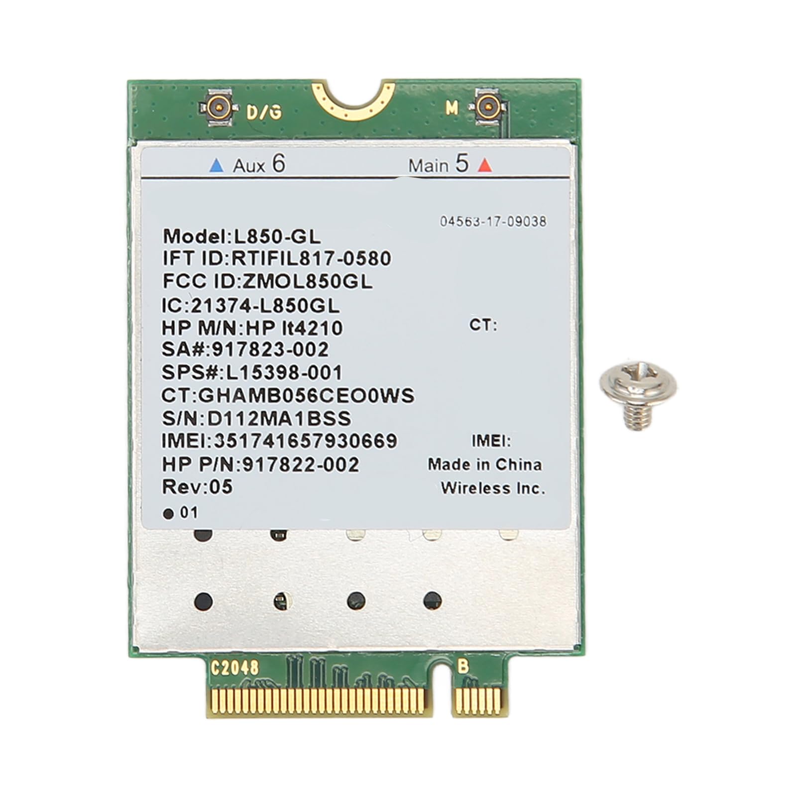 L850 GL IT4210 Module Network Card, M.2 4G LTE Multi Band Network Adapter Internal Card Support for HP 1040 840 850 430 440 Laptop PC-picture-20