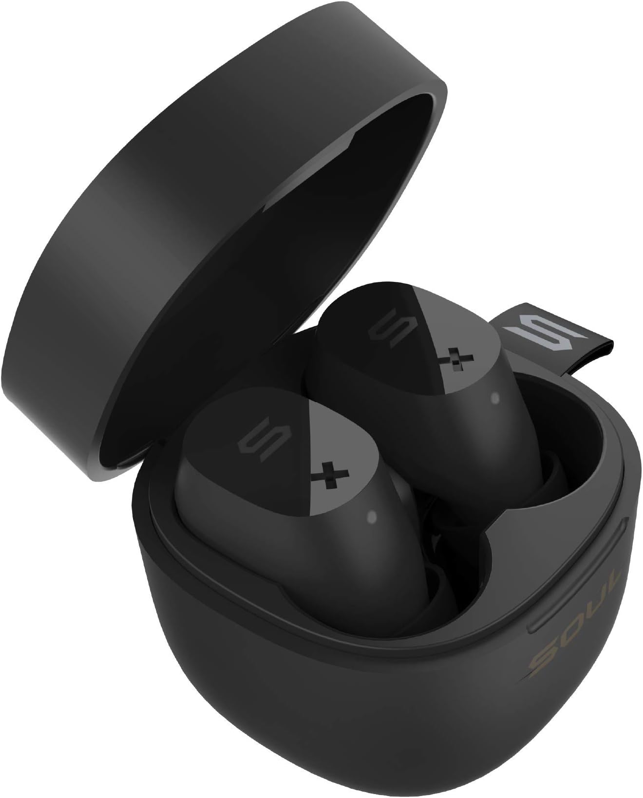 Soul Electronics ST-XX Superior High Performance True Wireless Earphone, Bluetooth 5.0 Earbuds IPX5 Waterproof Noise Cancelling Headphones Built-in Microphones for iPhone iPad Android Tablets Laptop