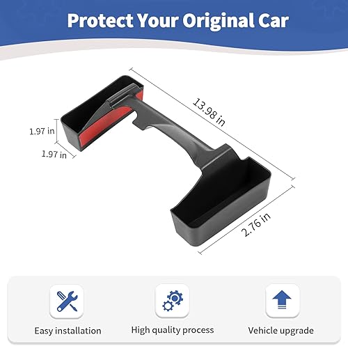Miniatura 6 de Bandeja organizadora para palanca de cambios Wrangler JK, bolsillo de almacenamiento de consola central para Jeep Wrangler JK JKU 2011-2017,