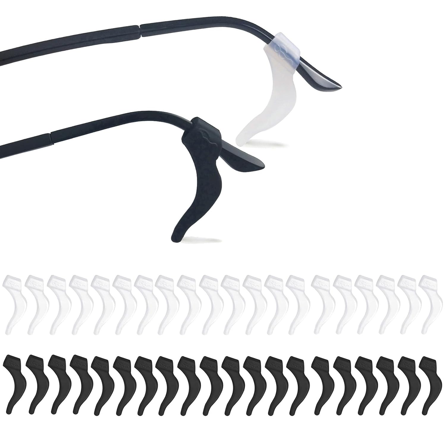 YINGFENG 16 Pairs Glasses Anti-slip Silicone Ear Clip, Glasses Holder With Storage Box, Eyeglass Ear Grips, Safety Eyewear... - Review, Price and Buying Guide