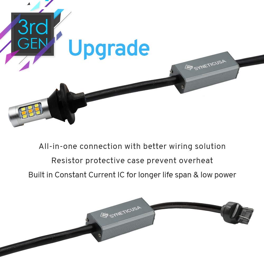 Amazon.com: Syneticusa 7443 Error Free Dual Color Type 2