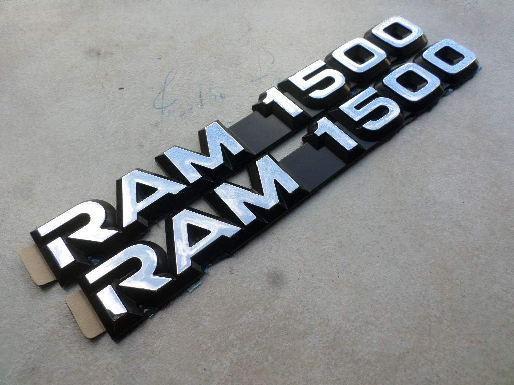 Dodge 97-02 New Ram 1500 Side Door Emblem 85501C Logo 5DV60PR4 Nameplate 55295310 Decal Set