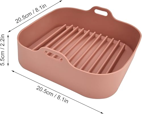 Miniatura 3 de Olla de silicona para freidora de aire, accesorio para freidora eléctrica, accesorios para horno de freidora de aire de 10 pulgadas, cuenco de