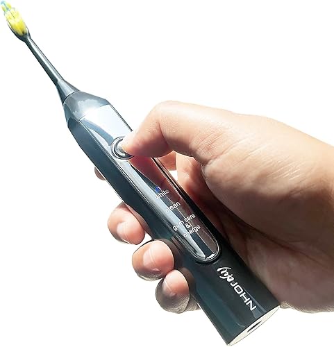 Miniatura 2 de JOHN Cepillo de dientes eléctrico sónico, base de carga USB, Turbo 606 Negro