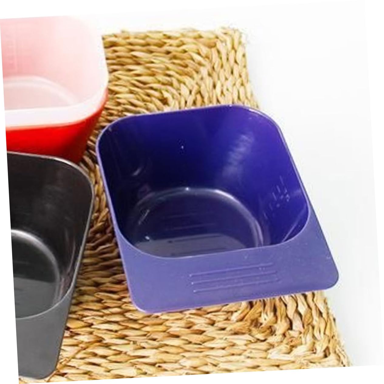 FRCOLOR 4 Sätze Schüssel Mit Haarbacköl Haarfärbeschalen Friseursalon Schüssel Rührschüsseln Zum Färben Von Haaren Farbmischschüsseln Farbschalen Für Friseur Plastik Stück * 4