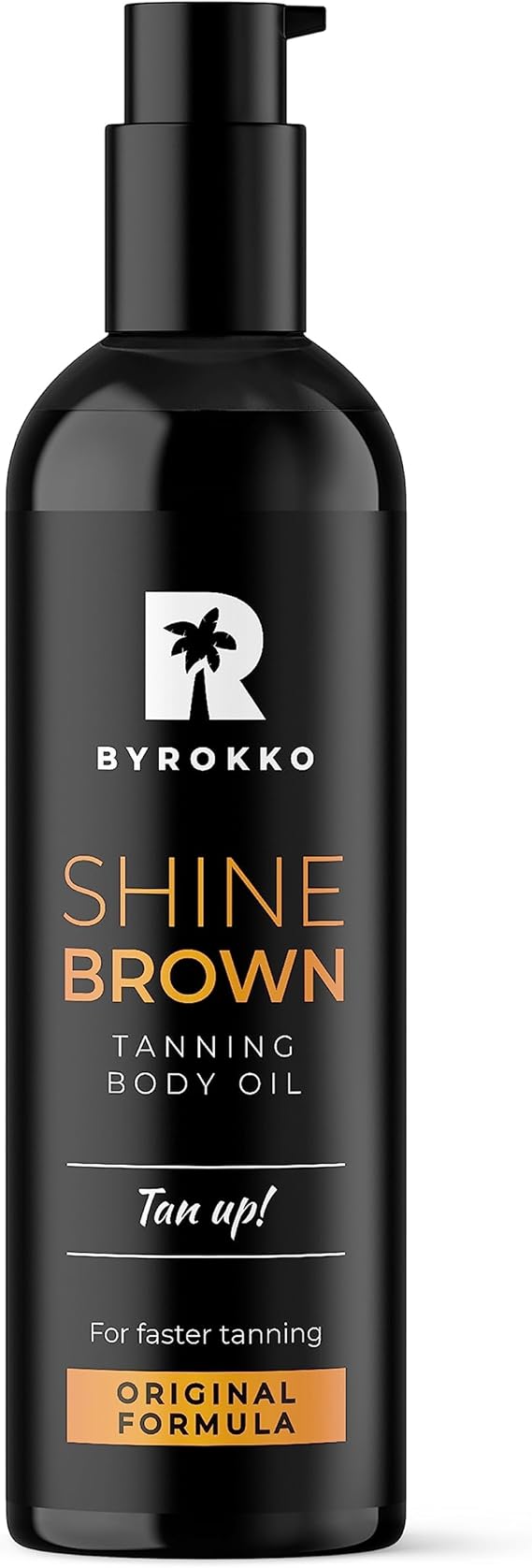 BYROKKO Shine Brown Premium XXL Tan Accelerator Oil, for Sunbed