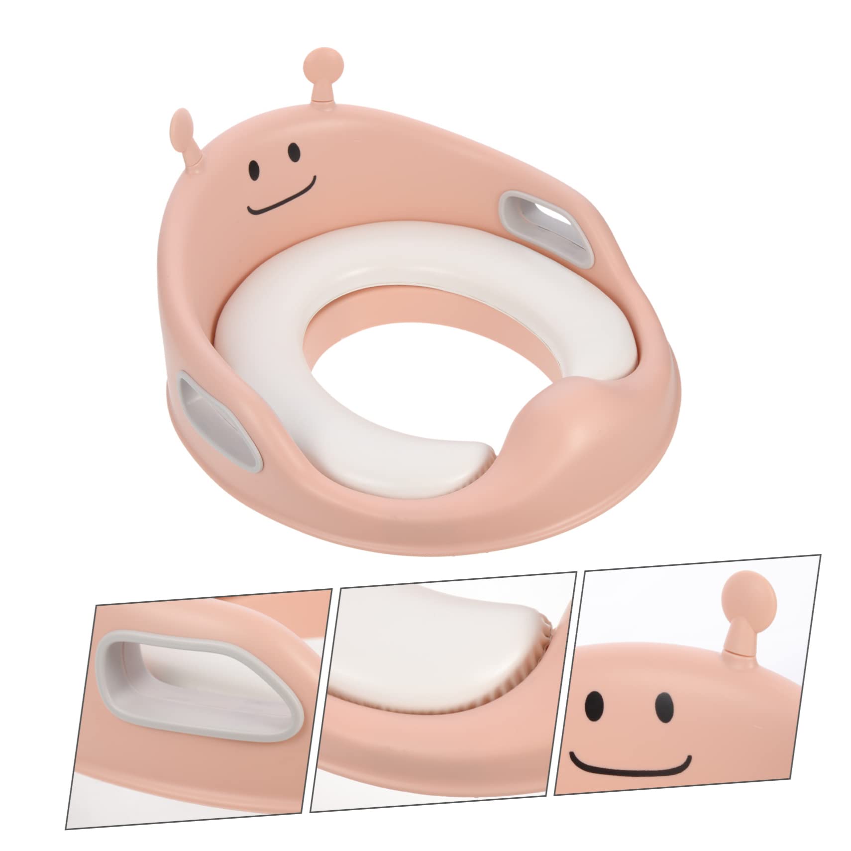 TOYANDONA Asiento Ergonómico Para Entrenamiento De Orinal Asas De Agarre Para Orinal En Casa Fácil Instalación Para Inodoros De Niños Pequeños.