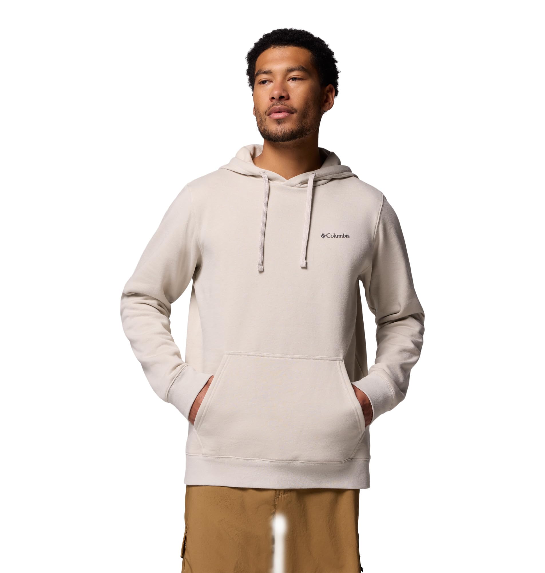 Columbia Men's Trek Graphic Hoodie, Hoodie, Dark Stone/Meadowland, Medium