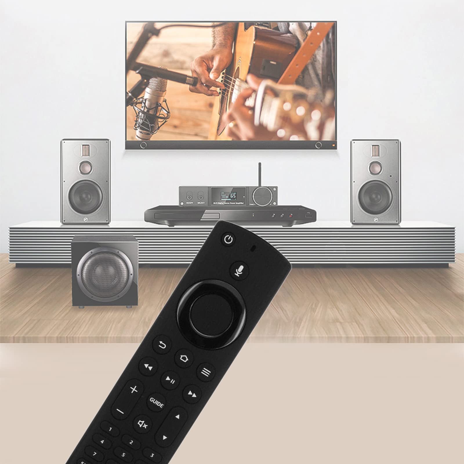 Telecomando di ricambio per JVCAlexaFire RM-C3255 LT-32CF600 LT-40CF700, telecomando di ricambio per Smart TV, casa, adulti, adolescenti, unisex, uomini e donne