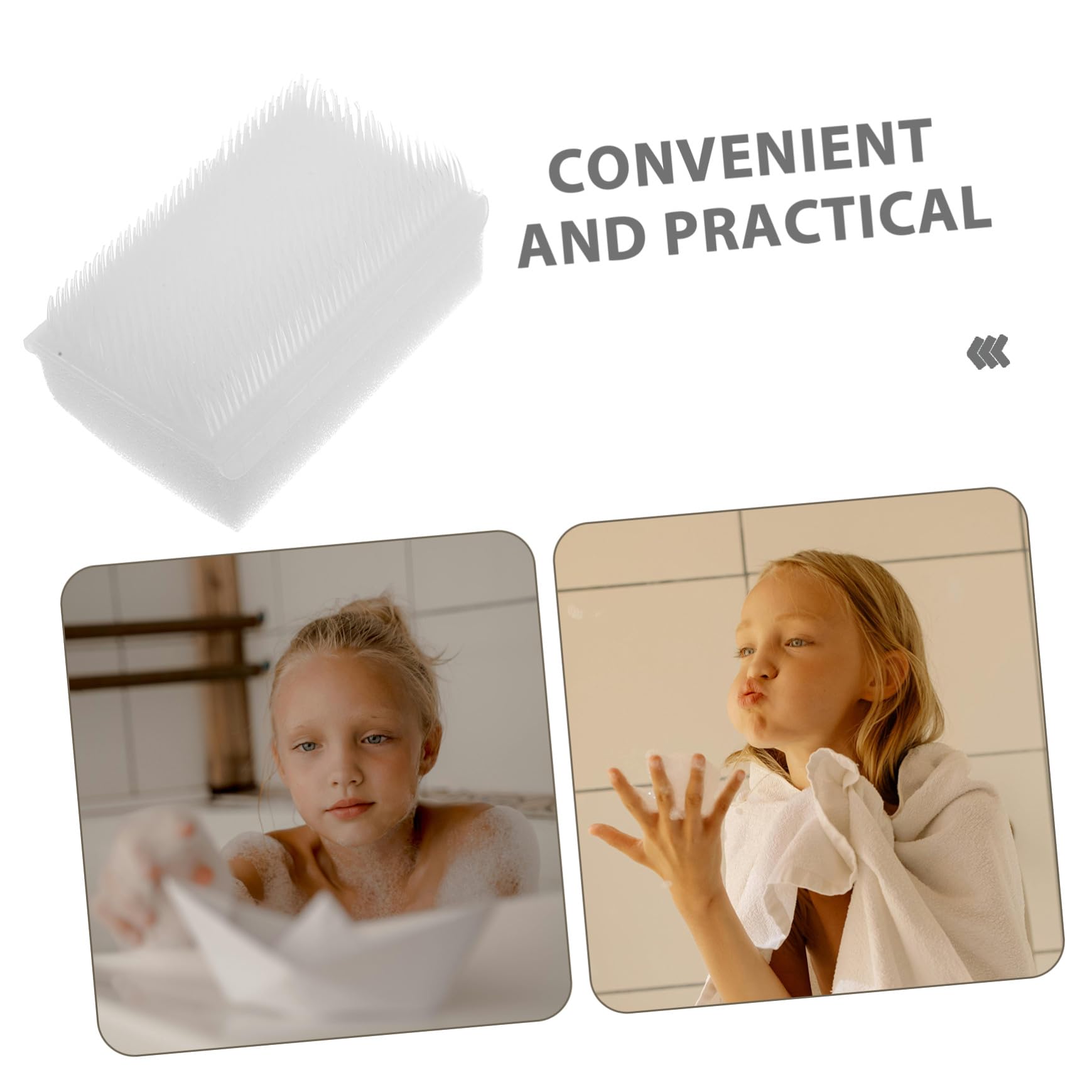 Generic Set da 2 Spazzole Wilbarger per Terapia Sensoriale per Ragazzo Ragazza Disabilità Sensoriali, in Plastica e Spugna, per Uso Clinico e Domestico