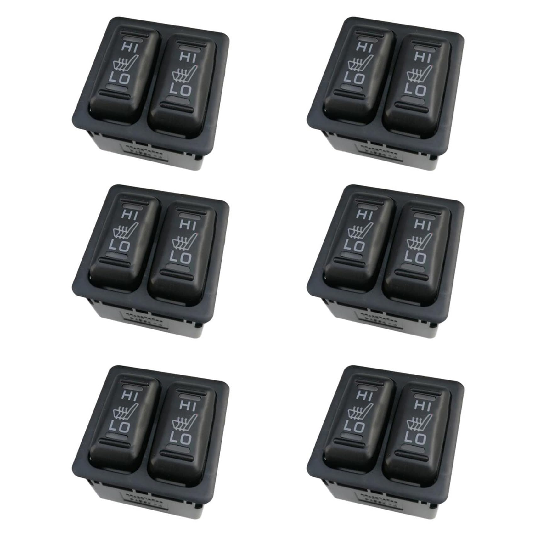 Bouton de chauffage de siège auto ASX 8610A076 double commande commande de console - 6