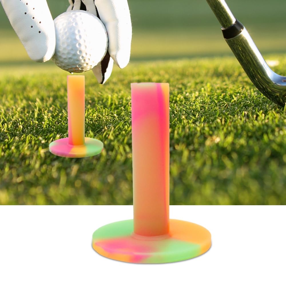MiOYOOW 10 szt. gumowych koszulek golfowych, koszulki treningowe do golfa, gumowe koszulki do golfa, wewnątrz, na zewnątrz, na dziedziniec, trening treningowy