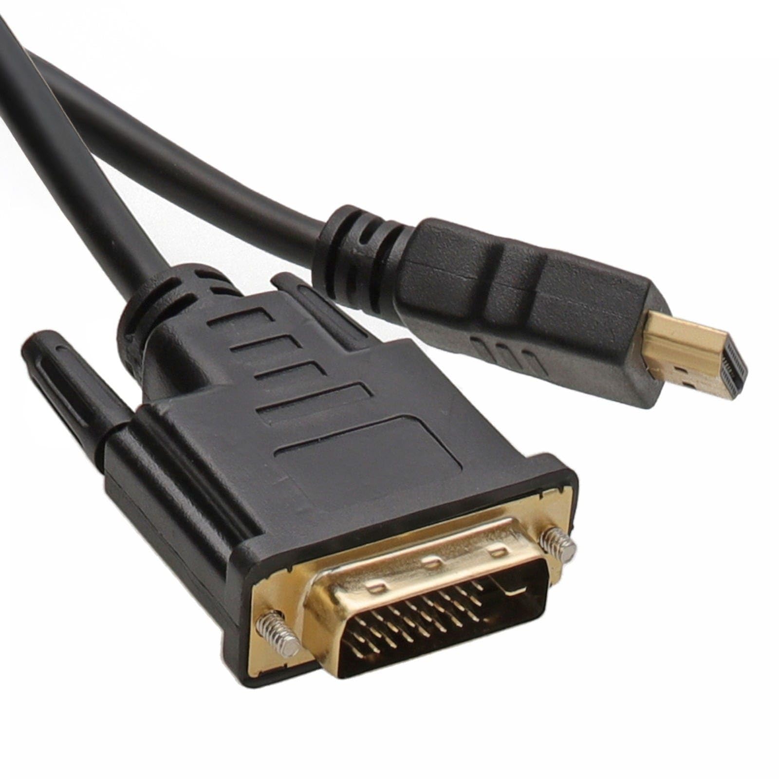 kenable DVI-D 24+1 Mâle Vers HDMI Câble Vidéo Plaqués Or 0,5 m