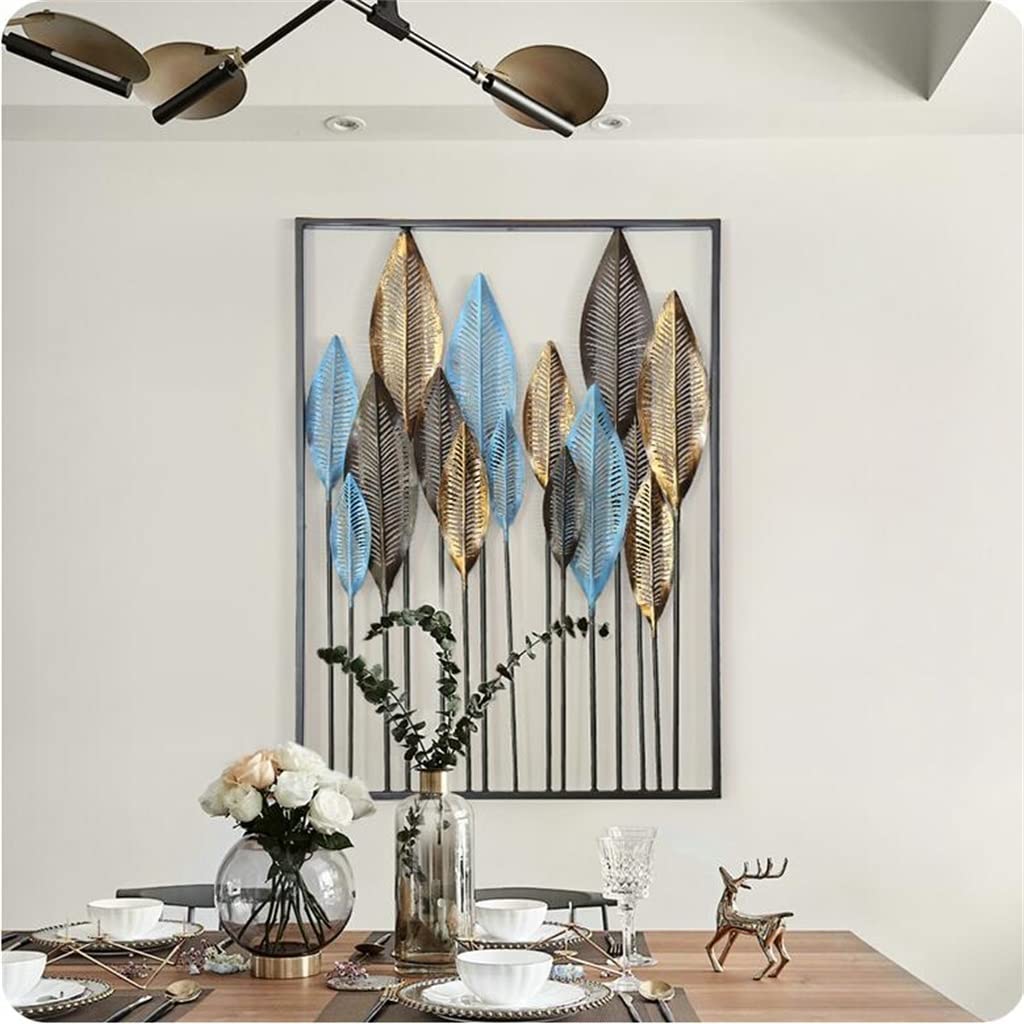 Amazon.co.jp: アイアンアート 3D 立体 壁掛け 葉 壁飾り ペンダント