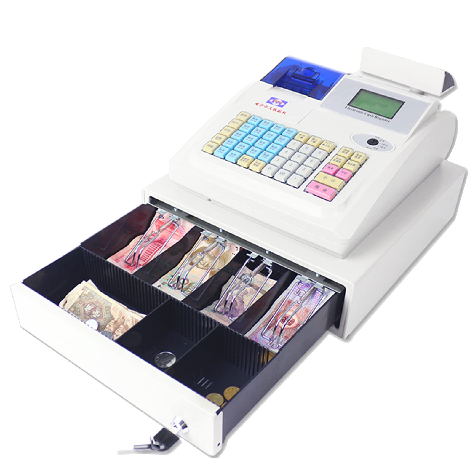 Amazon.com: Cash Register, 48 Key Electric Cash Register with
