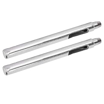 Ubersweet Hole Punch Tool, Stable High Hardness Alloy Steel Forging Round Hollow Puncher, for Industrial Accessories Industrial Parts(6mm)