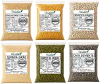 Kit Gergelim, Linhaça, Girassol, Quinoa, Abóbora e Chia (100grs de Cada)