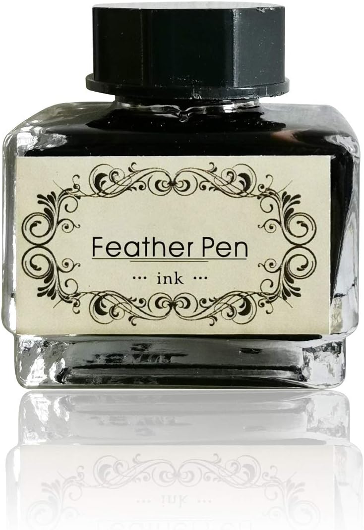 15ml Black Calligraphy Ink Carbonless No Blocking Suitable for Calligraphy Pen Calligraphy Pen Calligraphy Pen Suitable Painting Pen