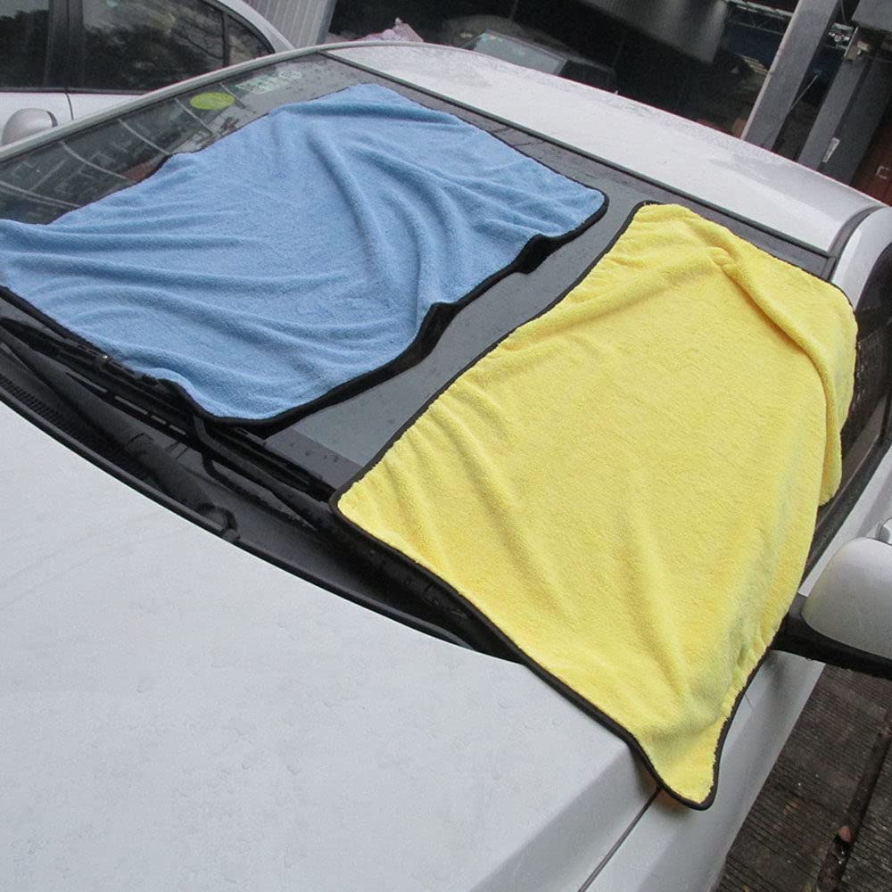Asciugamano per autolavaggio 90x60cm Panno per asciugatura super assorbente Asciugamano in microfibra per autolavaggio Pulizia dell'auto Asciugamano per asciugatura di grandi dimensioni per la cura