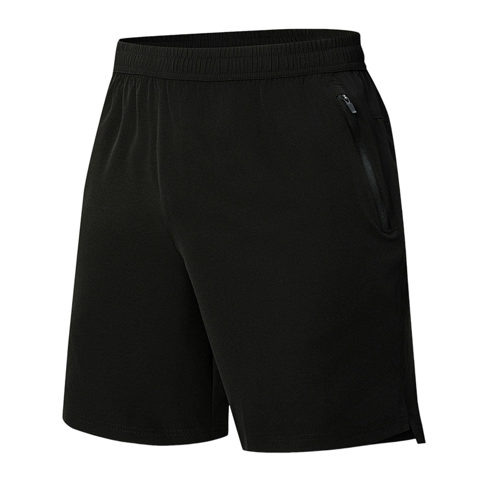 Mens Quick Dry Athletic Shorts Basketball Running Workout Drawstring Shorts with Zipper Pockets Lightweight Sports