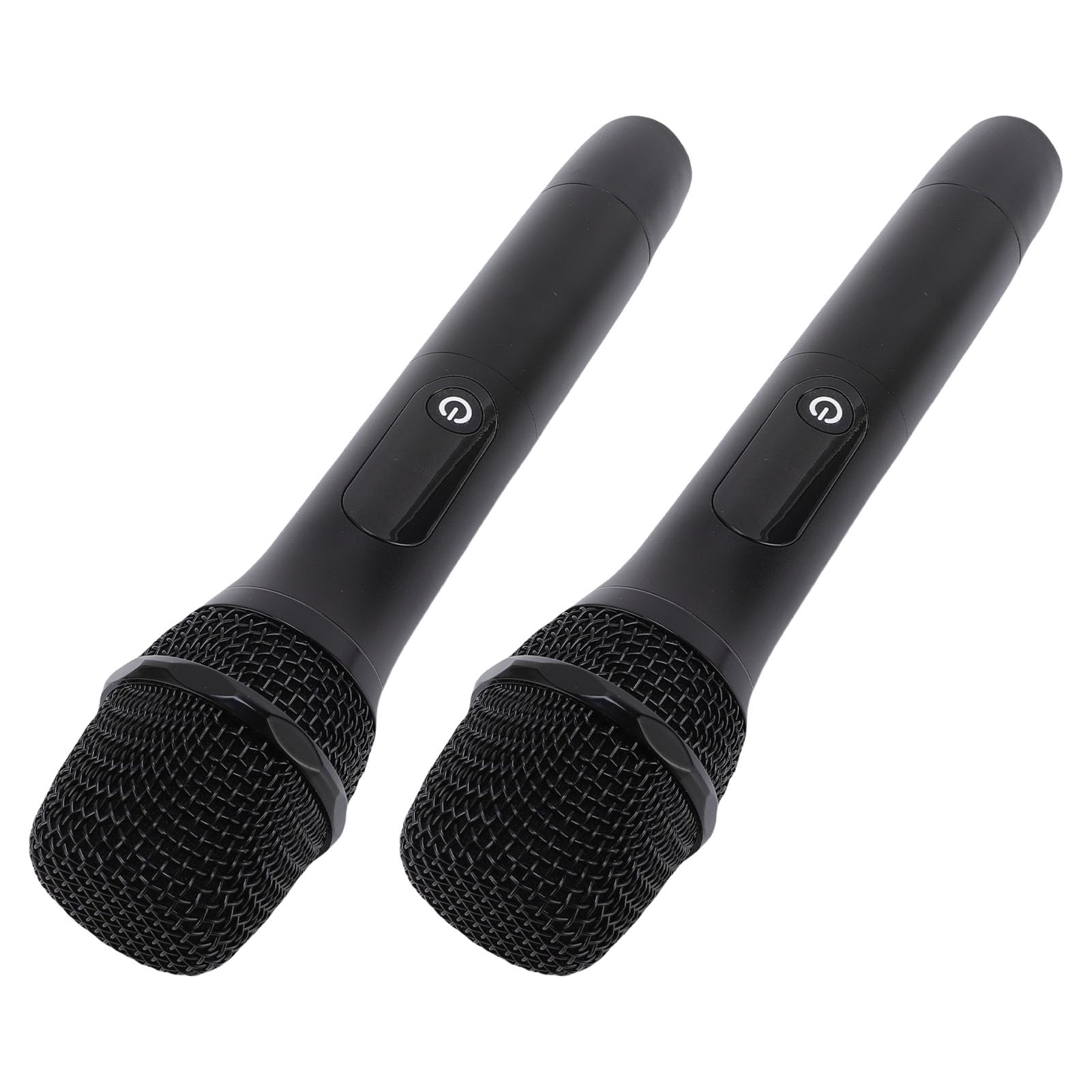 Bezprzewodowy Mikrofon Karaoke, Podwójny Metalowy Metalowy System Mikrofonu z Odbiornikiem do śpiewania