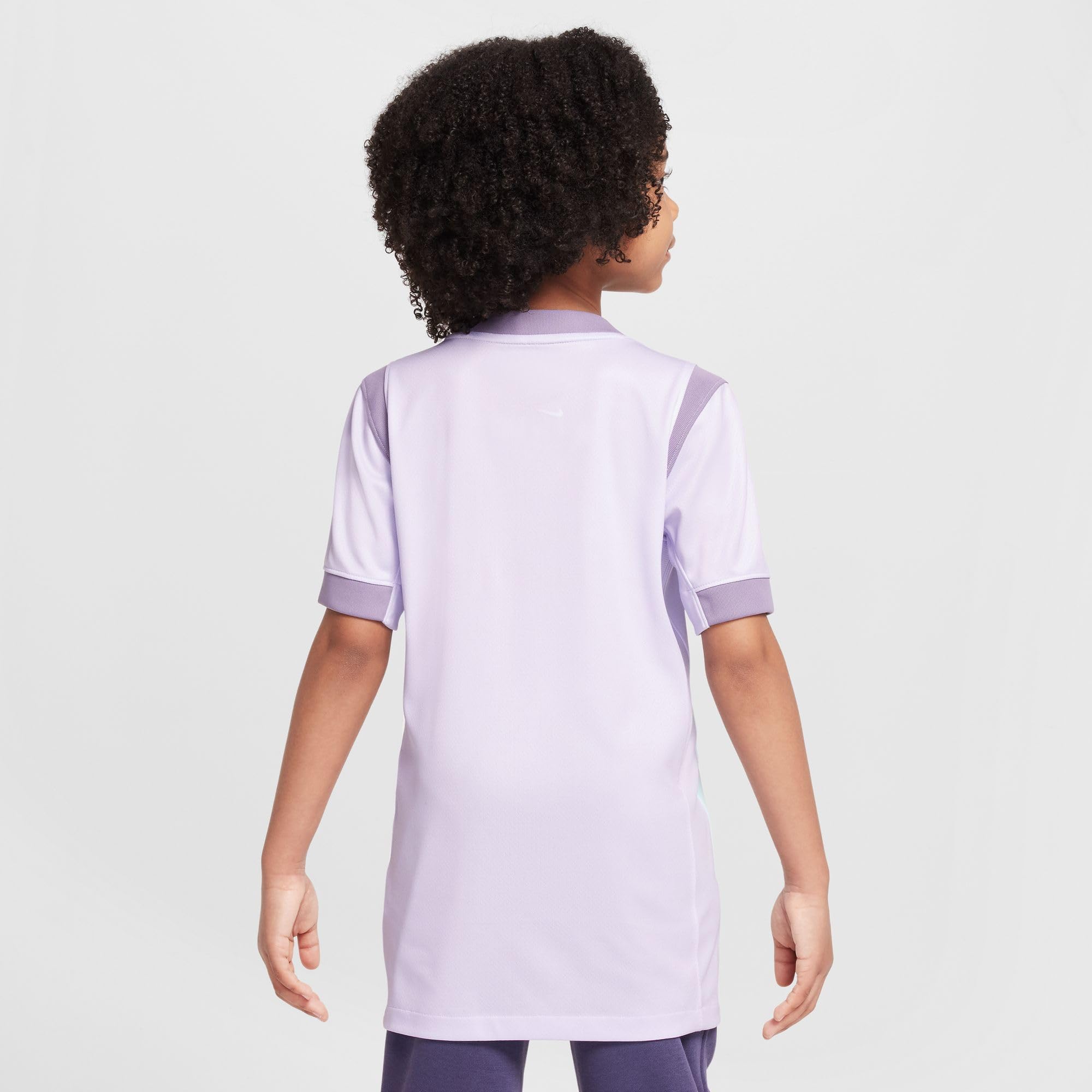 Norwegia 2025 Stadium Away (zespół damski) Nike Dri-FIT replika piłki nożnej dla starszych dzieci, FZ9206