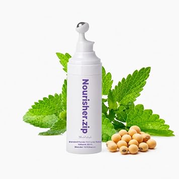 Nourisher.zip Hair Serum Ampoule - Highly Concentrated Scalp Treatment for Hair Growth 1.01 fl oz