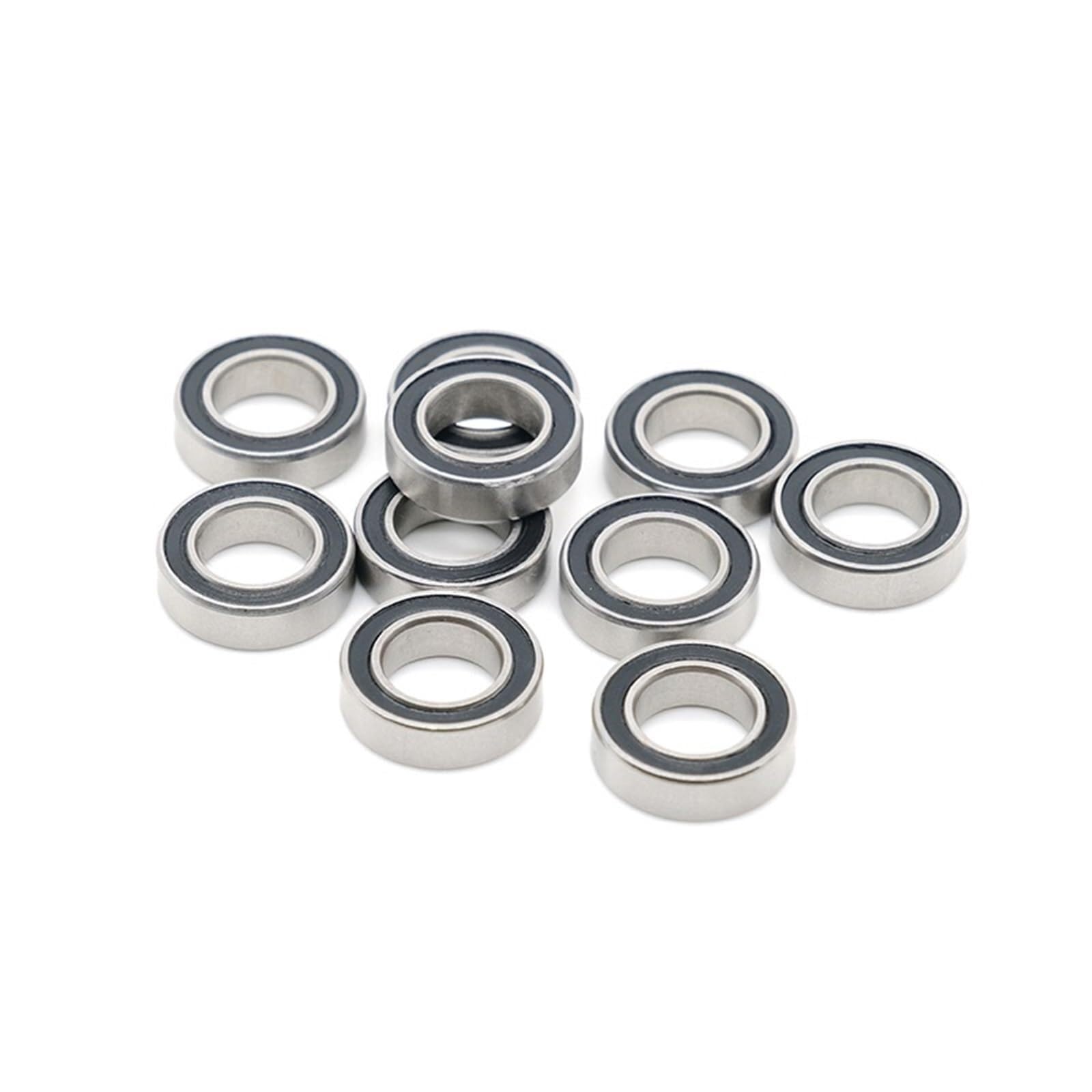 SMR148-2RS 8 * 14 * 4 (mm) 10 pièces SMR148RS portant ABEC-7 L-1480DD roulements à billes en acier inoxydable à impression séchée avec joint en caoutchouc noir - Kit de joints d'étanchéité