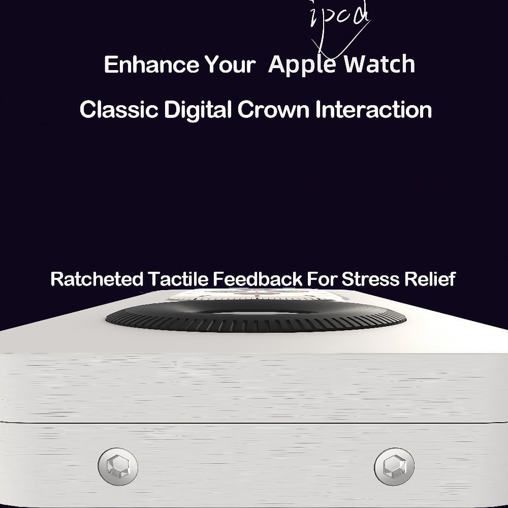 Apple Watch Retro Gaming Protective Case, Digital Crown Cover for iWatch Series SE/5/6/7/8/9/10, White/Black/Green (Black, 44MM)