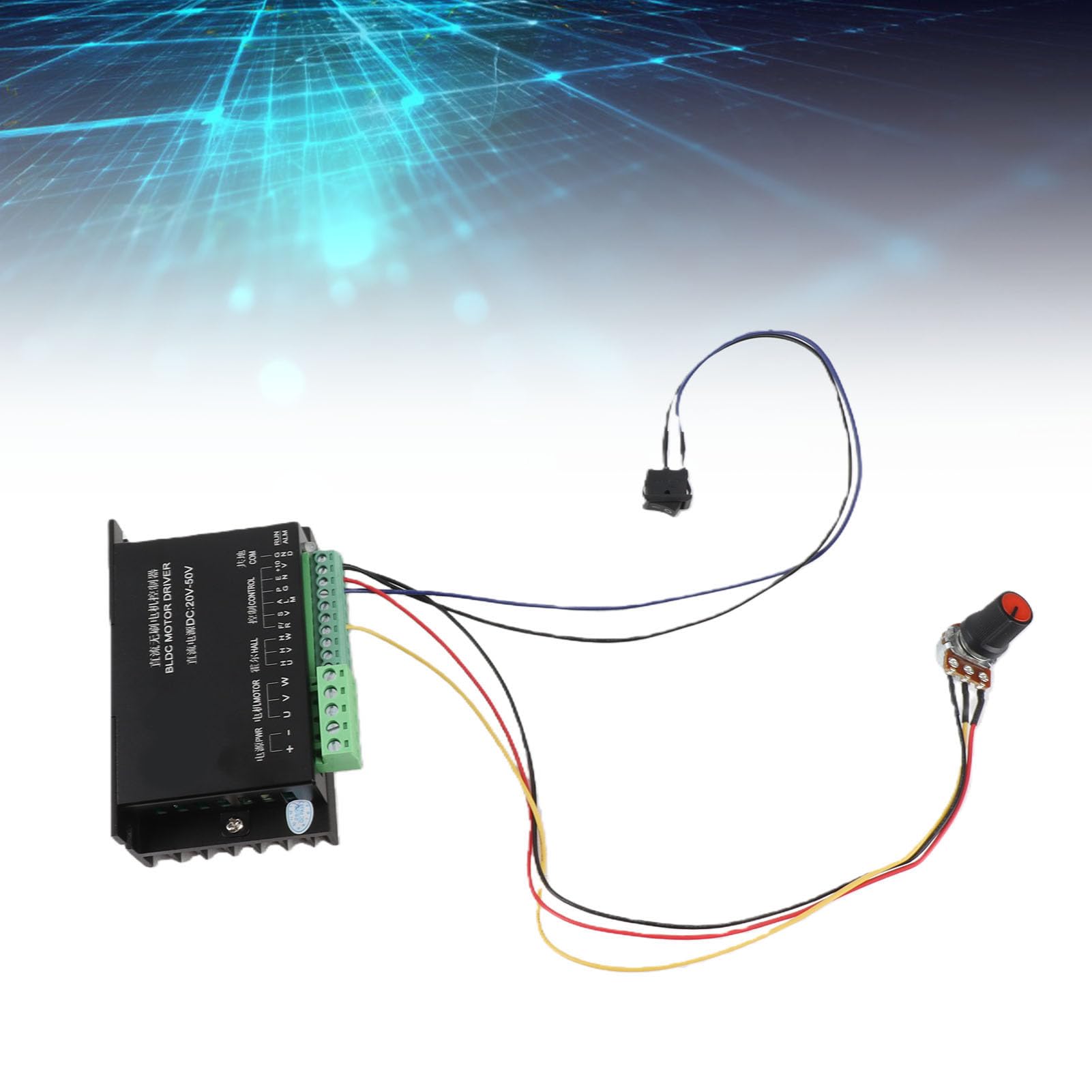 WS55 – 220 DC 48 V 500 W CNC mandrino senza spazzole bldc Controller del motore