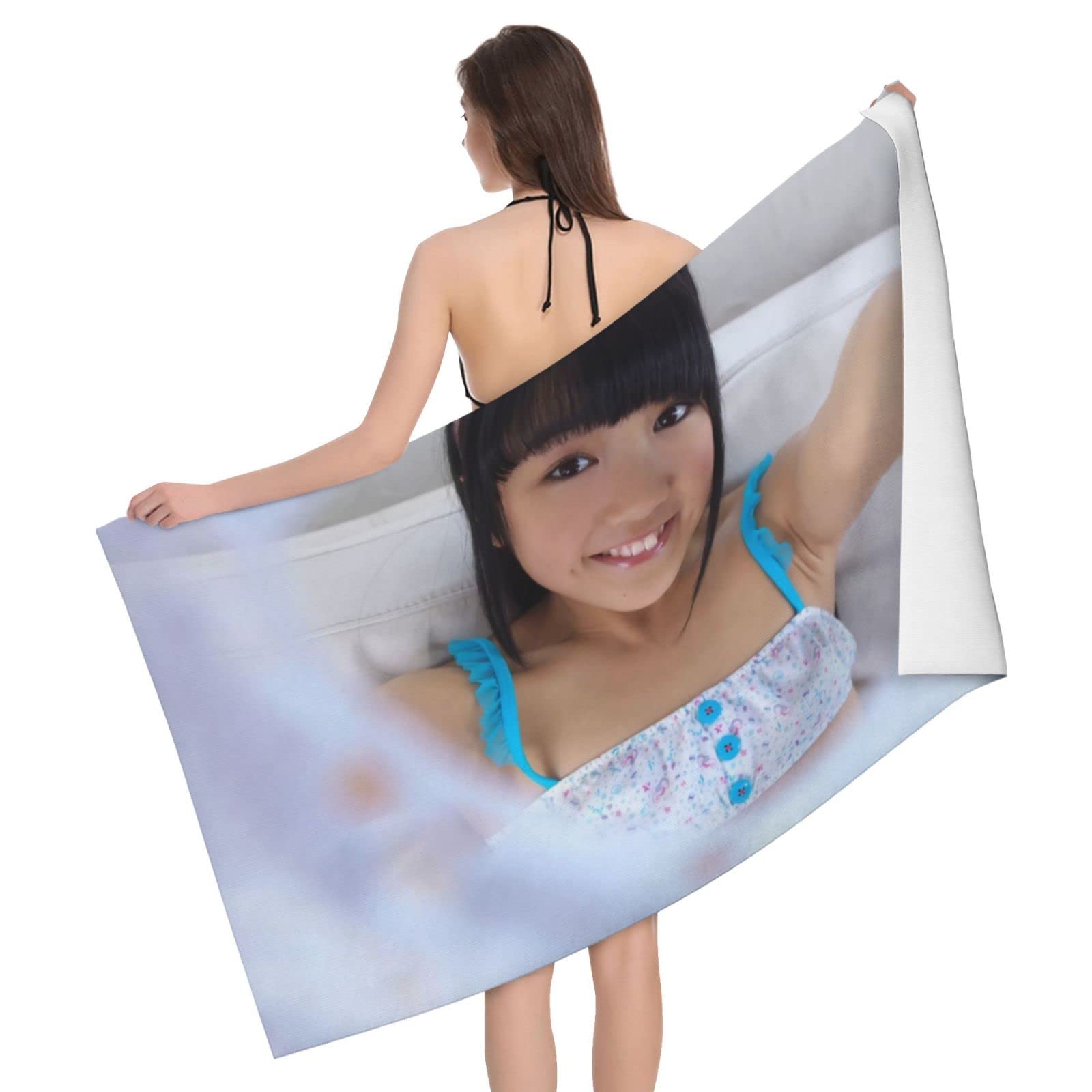 Amazon｜椎名桃子椎名桃キャンパス生徒妹ビーチタオル バスタオル