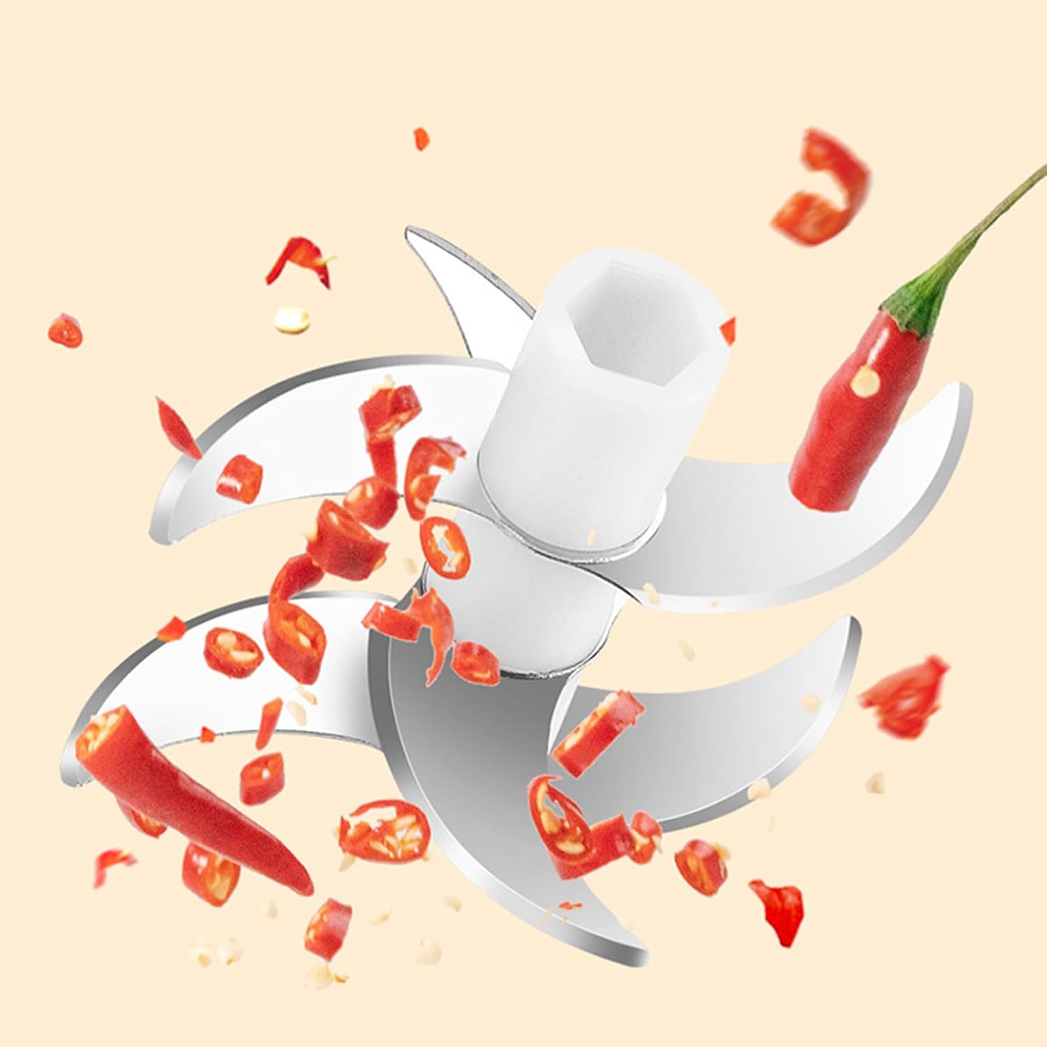 30W Food Crusher with Stainless Steeled Perfect for Chopping Vegetables and Fruits 260ml Milling Tool Contemporary Kitchen Tool