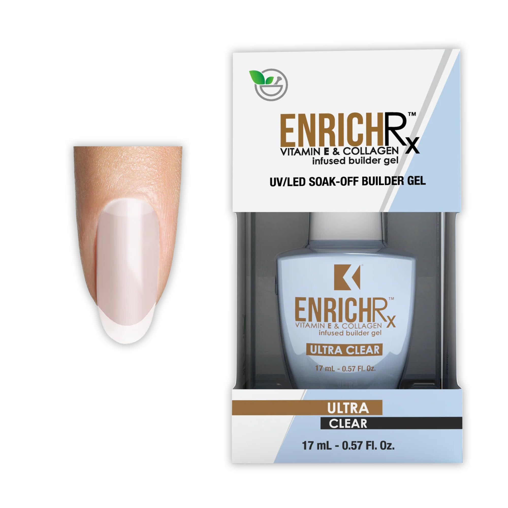 KUPA GelFinity EnrichRx Infused Builder Gel 0.57 fl oz - Ultra Clear