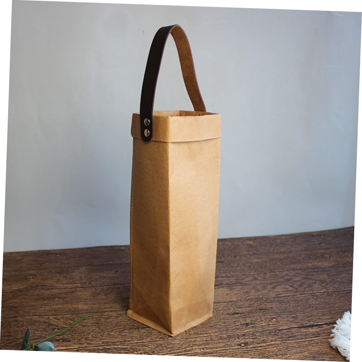 Zerodeko 5pièces à Vin Papier Kraft Lavable De Rangement Pour Bouteilles De Vin Pochettes De Présentation Élégantes Pour Événements Et