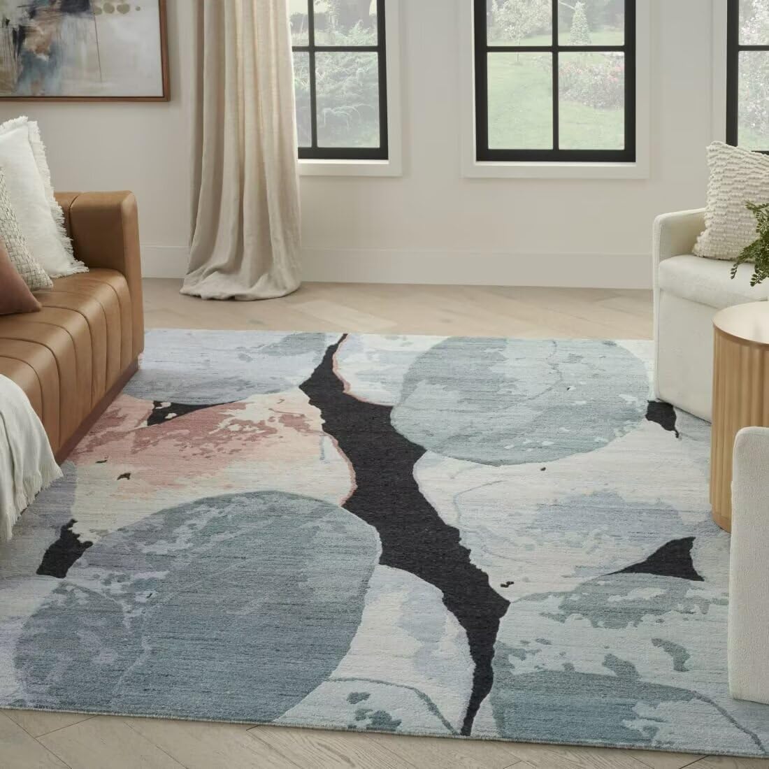 Tapis de salon créatif bleu 80x160cm : la moquette confortable qui ne se décolore pas