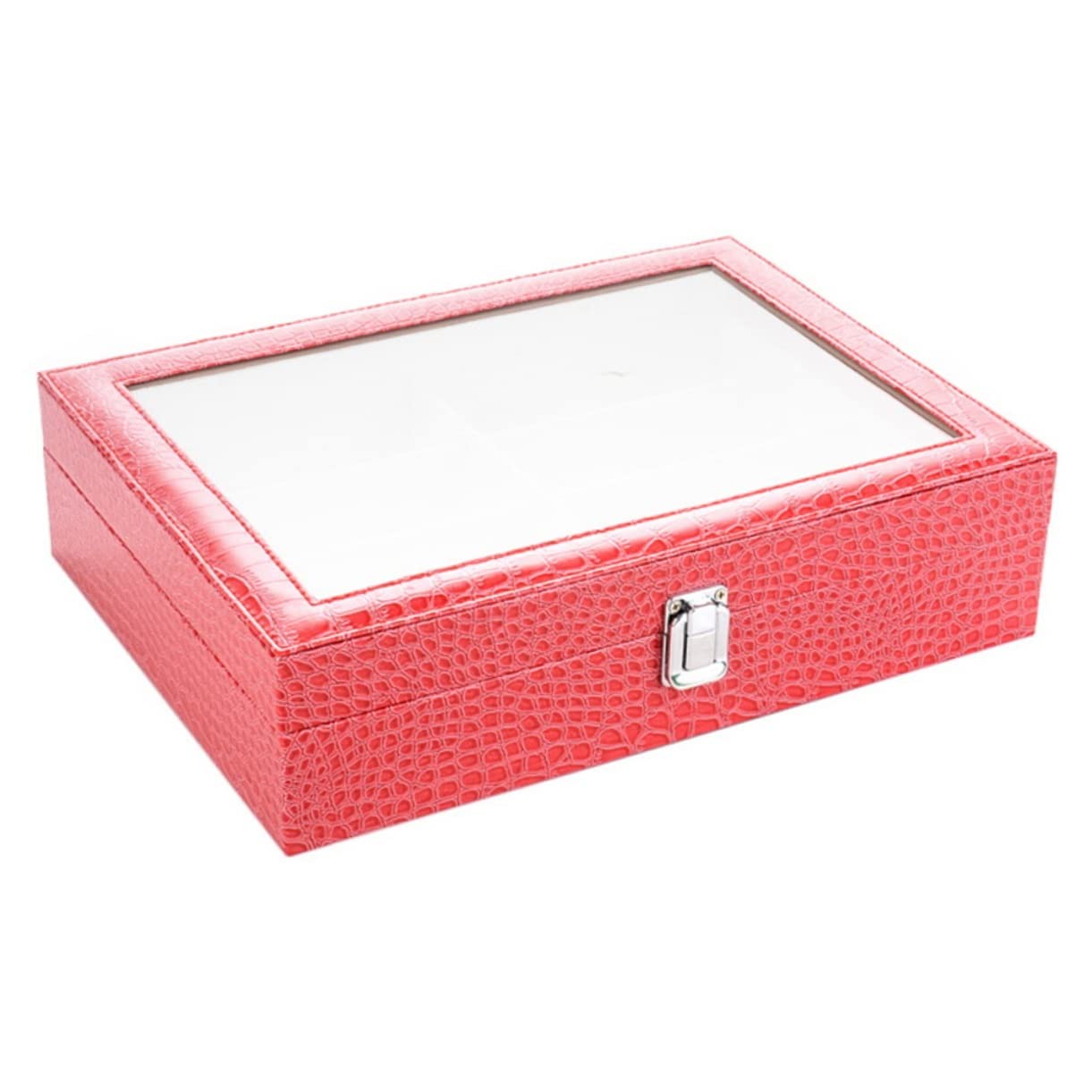 PACKOVE Organizer Do Przechowywania Okularów Przeciwsłonecznych Pudełko Ekspozycyjne Z Pu Z 8 Przegródkami Idealne Do Użytku Domowego I Biznesowego