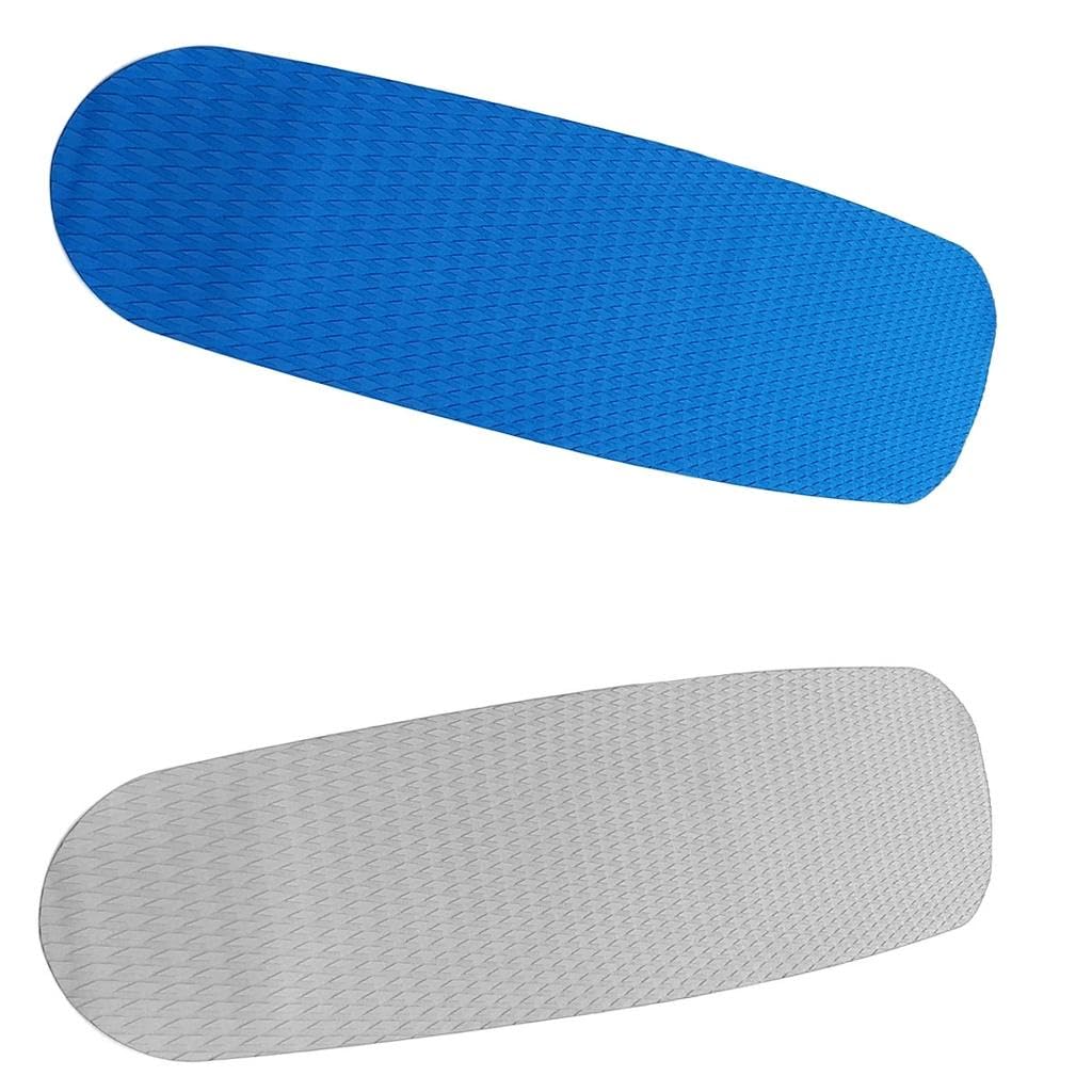 Traction Pad Autocollant pour Surfboard Grip de Pont Stomp Pad en Mousse EVA Tapis de Queue Antidérapant Rainuré Adapté à La Planche de Surf Kiteboard