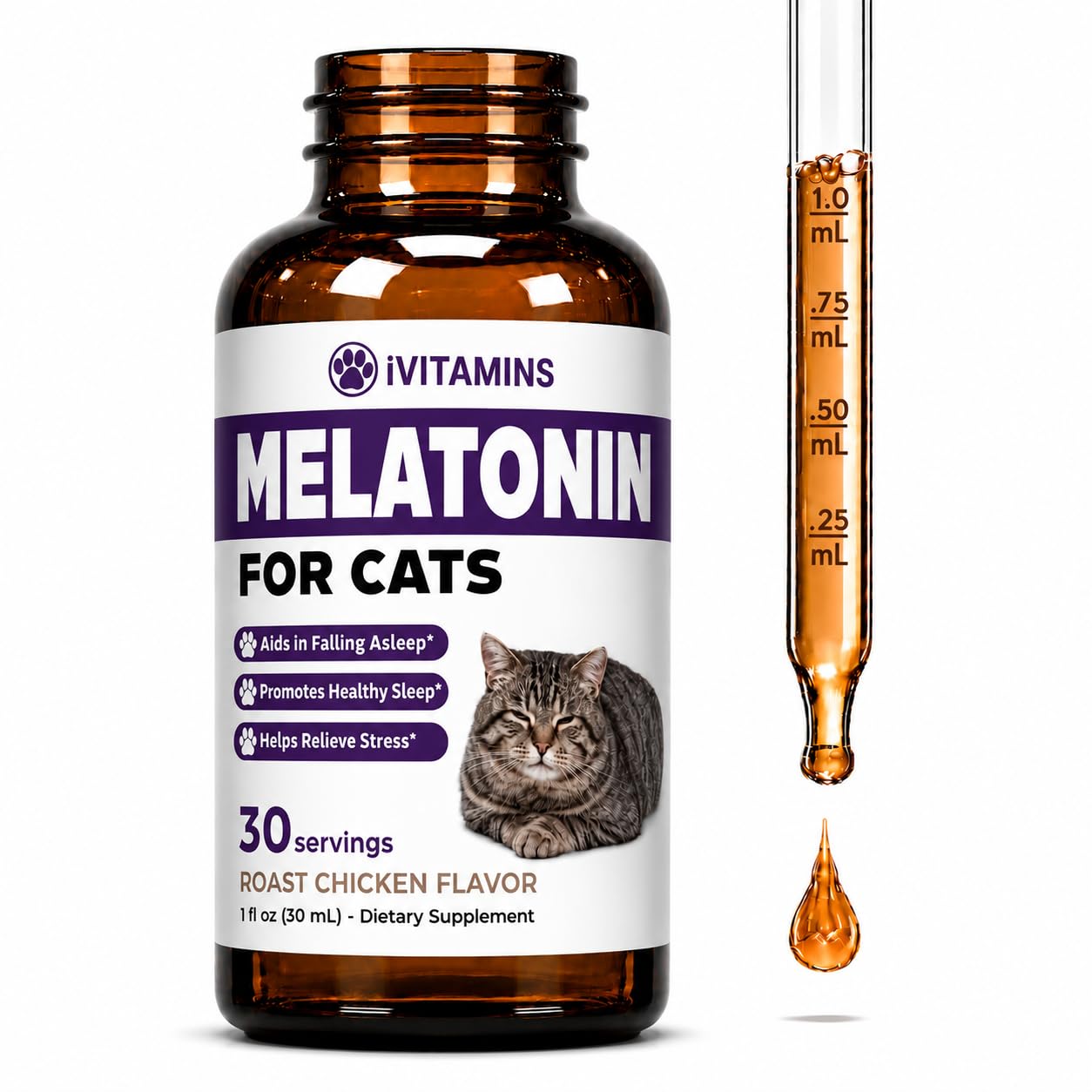 Amazon.com : Melatonin for Cats | Supports Healthy, Restful Sleep