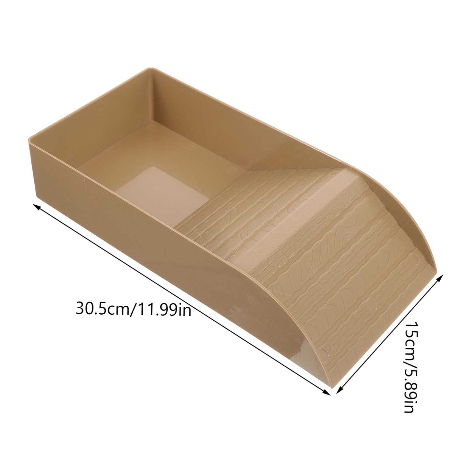 VICASKY Reptile Feeding Dish with Ramp Durable Plastic Turtle Basking Platform Multi Functional Food and Water Bowl for Aquatic Turtles for Fish Tank Accessories and Tank