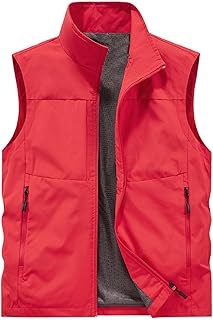 DABASHAN Mens Padded Gilet Lightweight Puffer Vest Body Warmer with Zipper Winter Warm Sleeveless Jacket Coat Outwear Body...