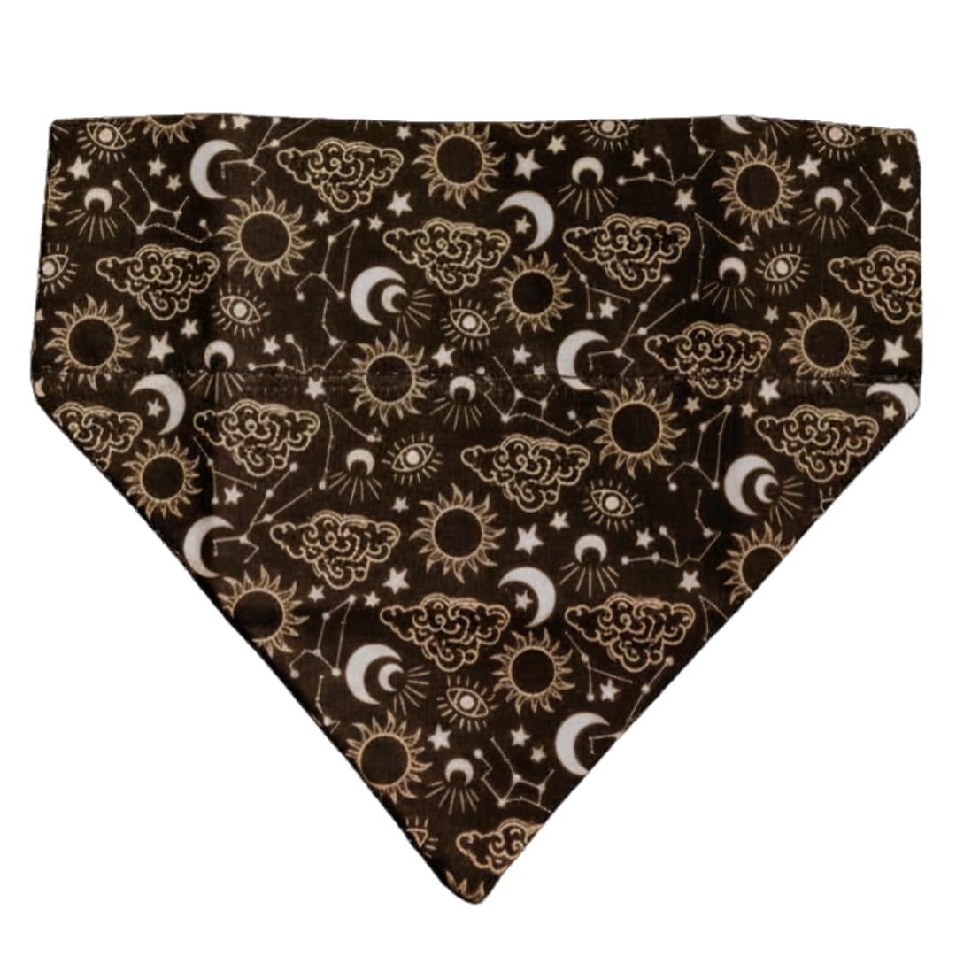 Salt Dog Studios Dog Bandana - Slip-On Dog Collar Bandana, Soft Cotton Dog Scarf for Small, Medium and Large Dogs, 19 (Celestial, Large) — image 1