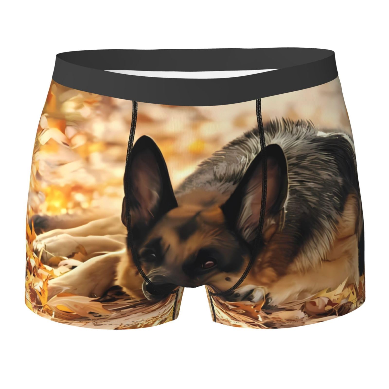 Boxer homme avec boutons pression - Noir XL