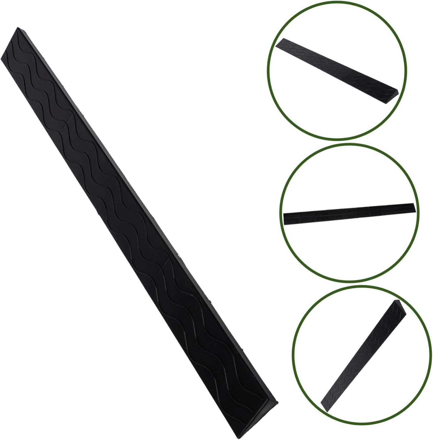 Plastic Sweeping Robot Ramp Mat Indoor Entry Ramp for Home Non-Slip Design Slope for Doorways and Wheelchairs