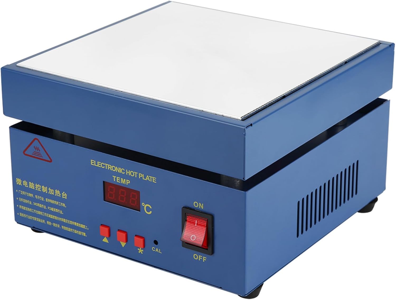 Garosa 800W LED Digital Temperature Display Constant Temperature Heating Station Microcomputer Electric Heating Plate for Component Heating,SMD Reengineering,PCB Removing