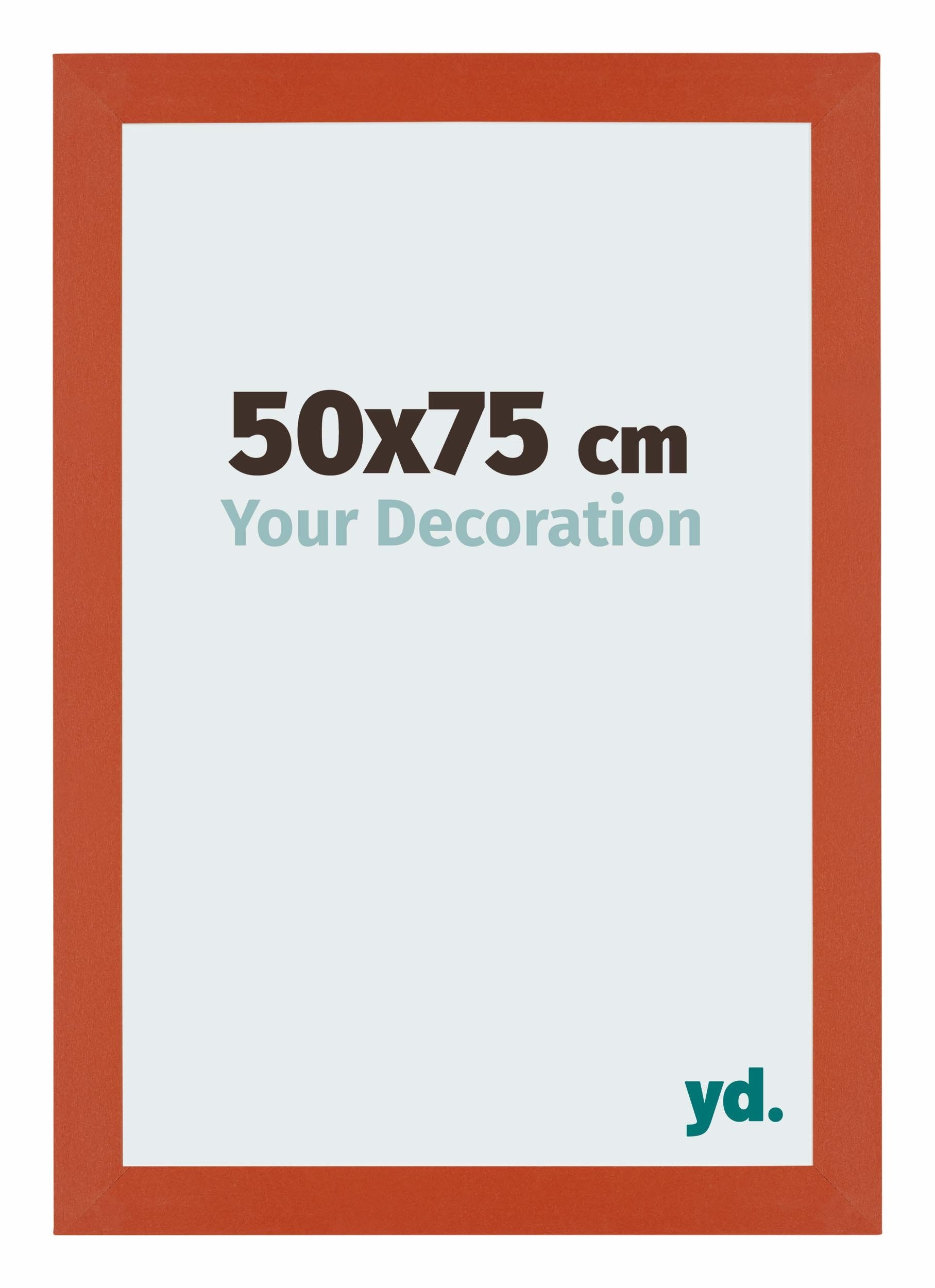 Your Decoration - Puzzle frame 50x75 - Orange - Puzzle frame 500-1000 Pieces - MDF Photoframe - Mura
