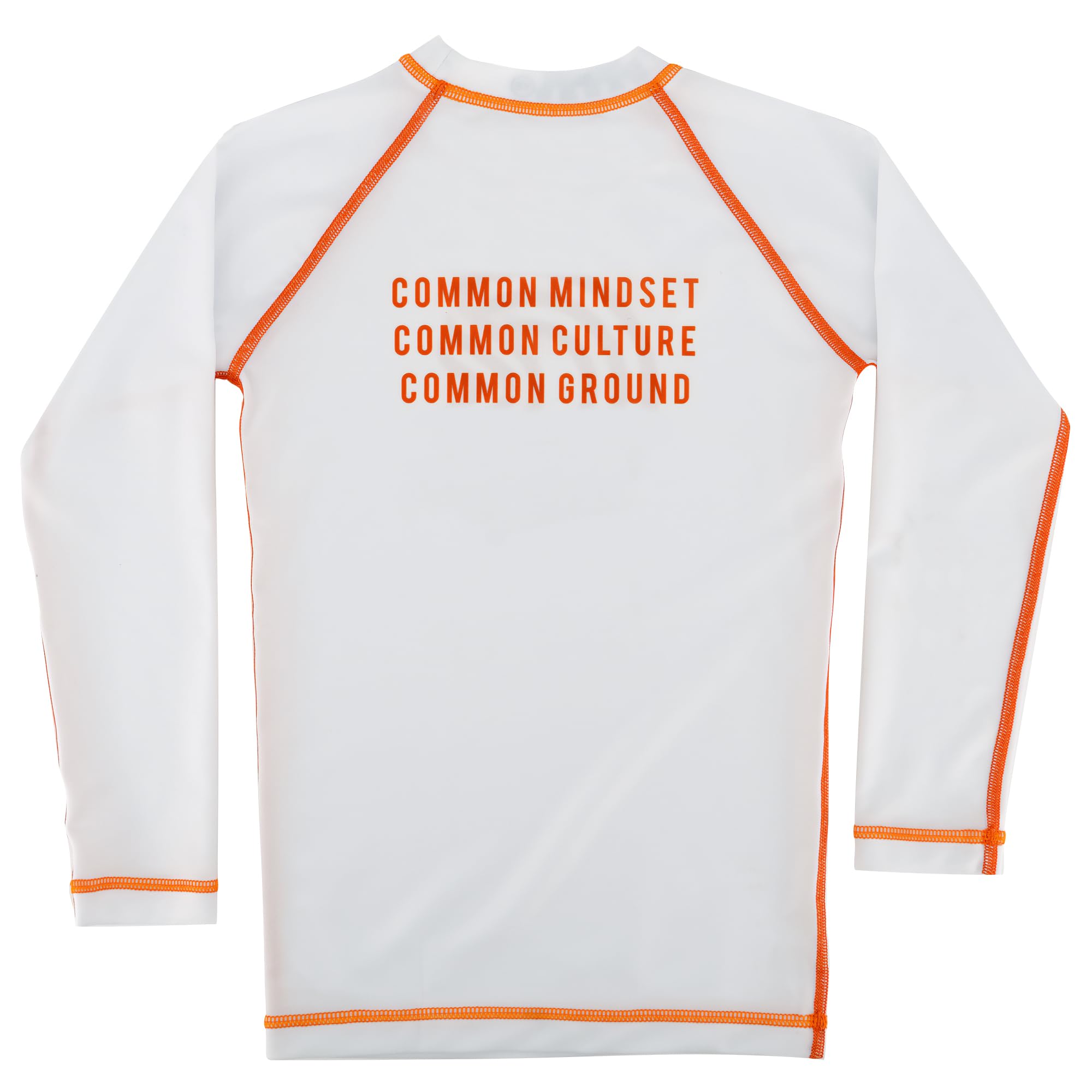 Chaos and Order Kid's Base Label V2 Long Sleeve BJJ Rashguard - Large - White